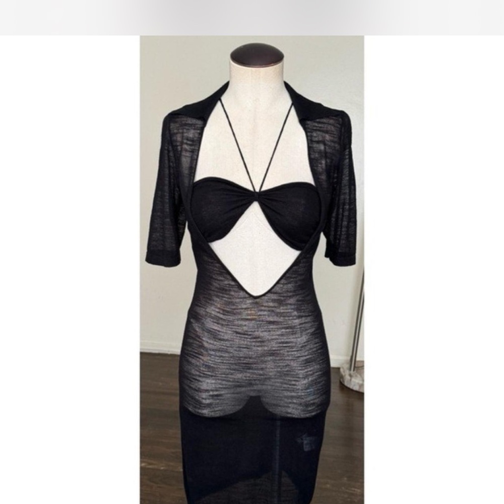 Jacquemus Black Fitted Dress